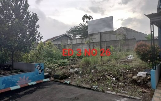 DIJUAL SEBIDANG TANAH DI PERUMAHAN KEBUN RAYA RESIDENCE CLUSTER EDDENPARK BLOK ED 3 NO 26