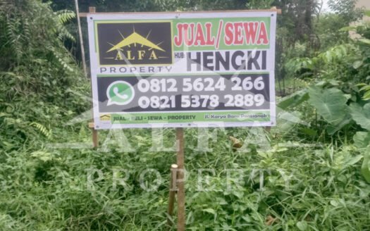 Sewa Harga Murah Tanah Jl Utama Perdana Pontianak