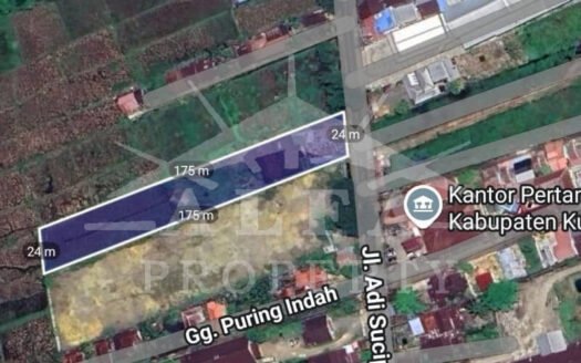 Tanah Komersial + Gudang, Akses Kontainer 20ft 40ft
