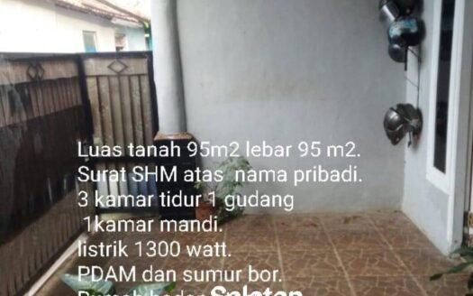 Rumah asri di kawasan strategis Bogor