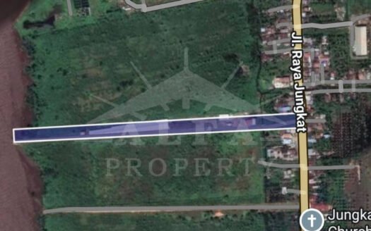 Jual Cepat Tanah + Gudang, Mess, Rumah Walet, Steher Bongkar Muat