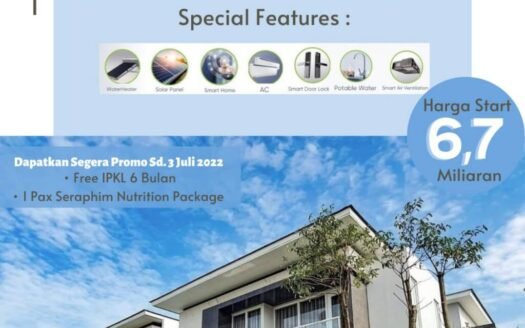 Dijual Rumah di PASADENA GRAND RESIDENCE MODERN TROPIS, Gading Serpong, Tangerang