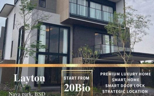Dijual Rumah Mewah di Cluster Layton, Nava Park BSD City