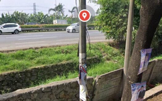 Dijual Tanah di Jl. Pinang-Kunciran, Alam Sutera, Tangerang