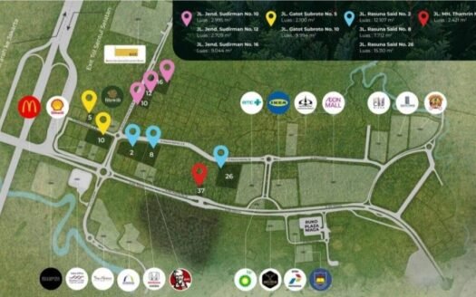 Dijual Kavling Komersial di Boulevard MH Thamrin, Sentul City