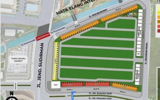 Dijual Kavling Komersial Mega Kuningan, Mini Box, Jl. Iskandar Muda, PIK 2