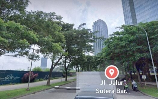 Dijual Kavling Komersial di Jalur Sutera Barat, Alam Sutera, Tangerang