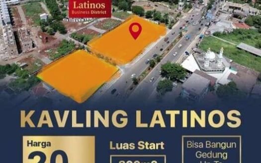 Dijual Kavling Komersial Latinos Di Jln Raya Rawa Buntu, Bsd City