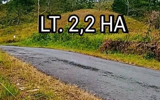 Dijual Tanah View Danau Toba Dekat Simalem Resort 2,2 Hektar – Karo