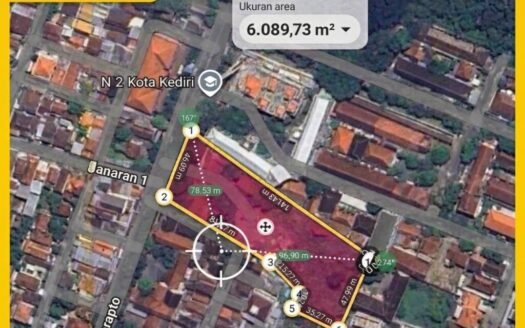 Prime Land Kediri 6000m2 SHM untuk Commercial Development | WA: 0823-0823-6129