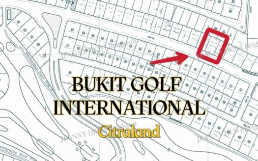 Jual Tanah BUKIT GOLF INTERNATIONAL Citraland , Surabaya Barat