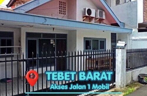 Dijual Rumah Tebet Barat Lokasi Strategis Nyaman Jalan 1 Mobil
