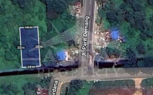 Tanah Kavling Komersial Premium Pusat Bisnis Siap Bangun Ruko