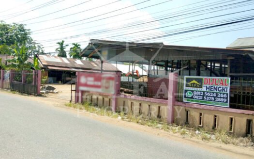 Jual Cepat Tanah Murah Bonus Ruang Usaha Lokasi Padat Hunian