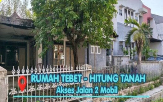 Dijual Cepat Rumah Tebet Hitung Tanah Lokasi Strategis Jalan 2 Mobil