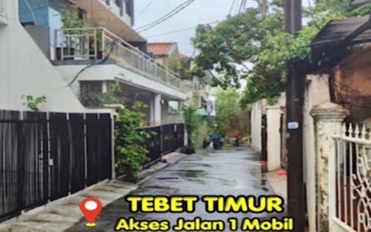 Dijual Rumah Tebet Timur Hitung Tanah Lokasi Strategis Jalan 1 Mobil