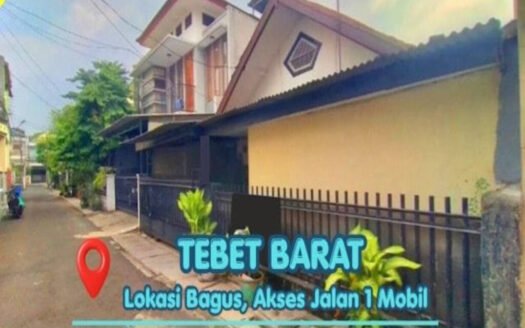 Dijual Rumah Tebet Barat Lokasi Strategis Nyaman Jalan 1 Mobil