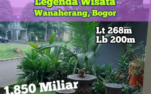 Jual Rumah Murah Di Legenda Wisata Cibubur, Wanaherang, Bogor