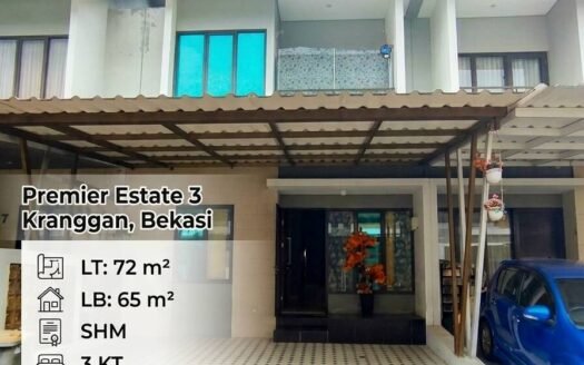 Dijual Rumah Premier Estate 3 Kranggan, Bekasi