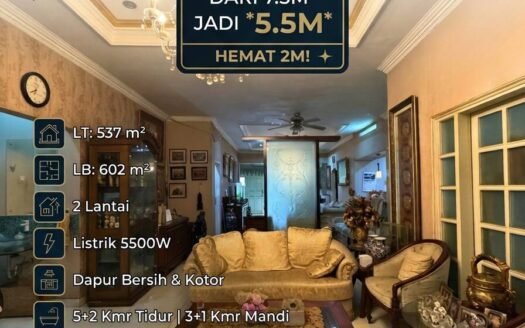 Banting Harga ‼️rumah Mewah Di Batu Ampar, Condet, Jaktim