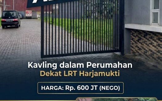 Dijual Cepat Murah Kavling Dalam Perumahan Dekat Lrt Harjamukti